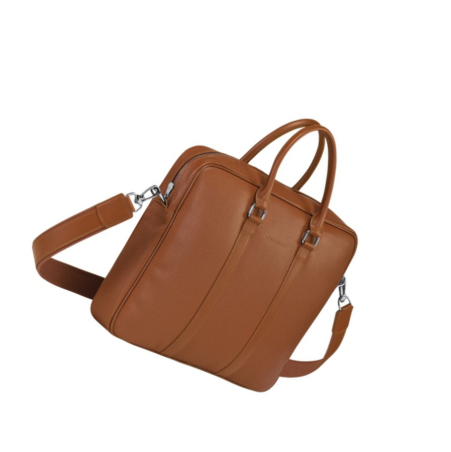 Longchamp Le Foulonné S Kofferter Dame Brune | NO-BD9015