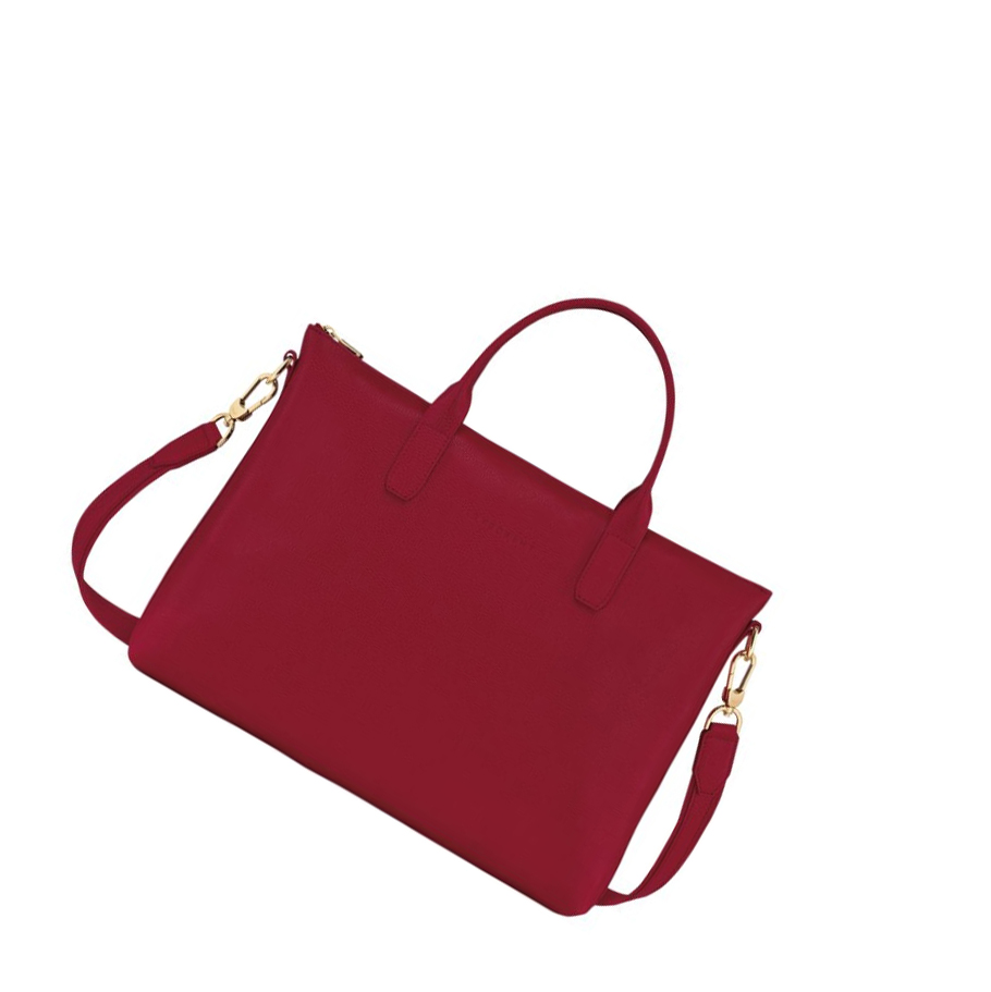 Longchamp Le Foulonné S Kofferter Dame Rød | NO-AF3795