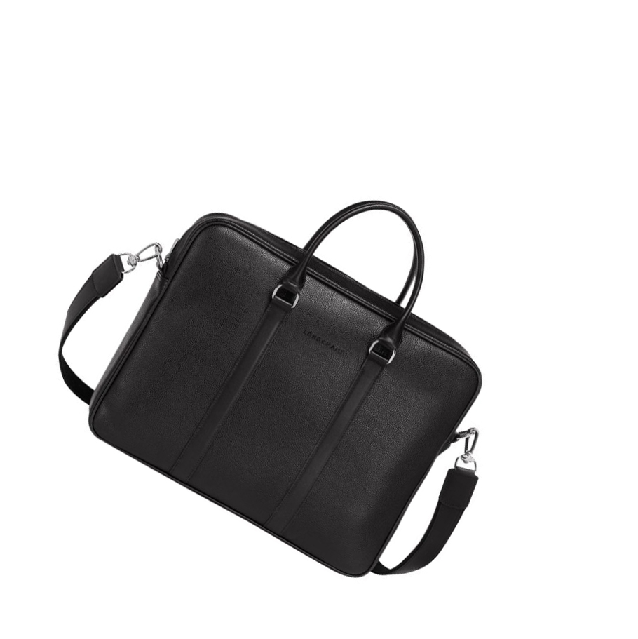 Longchamp Le Foulonné S Kofferter Dame Svarte | NO-YZ5941