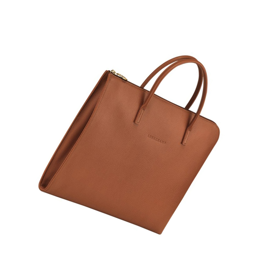 Longchamp Le Foulonné S Kofferter Herre Brune | NO-QT1452