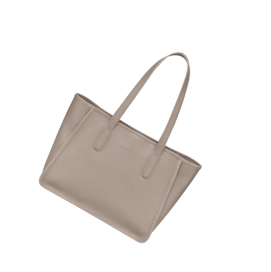 Longchamp Le Foulonné Skulderveske Dame Grå | NO-OZ7239