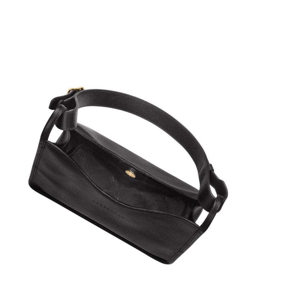 Longchamp Le Foulonné Skulderveske Dame Svarte | NO-SE9135