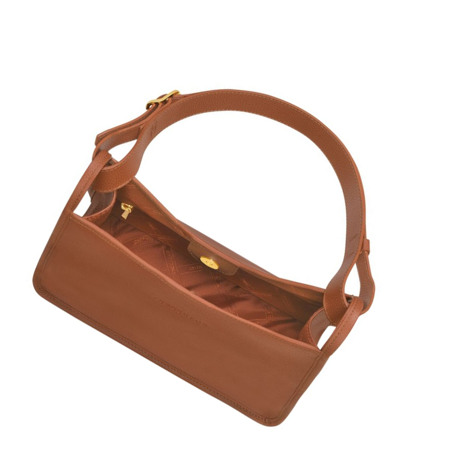 Longchamp Le Foulonné Skulderveske Dame Brune | NO-UO5197