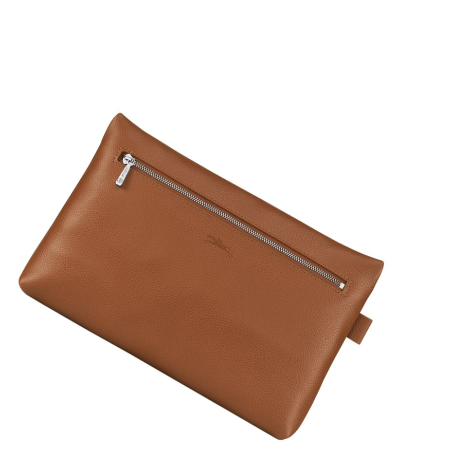 Longchamp Le Foulonné Toalettposer Dame Brune | NO-RN0153