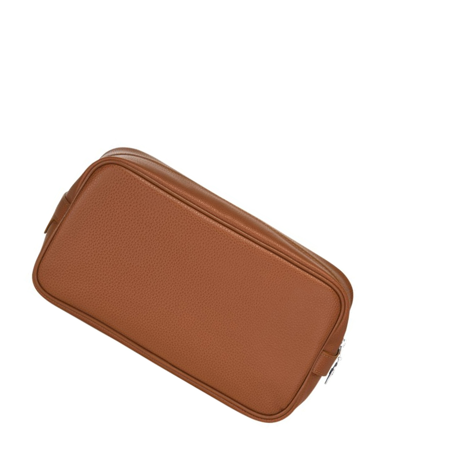 Longchamp Le Foulonné Toalettposer Herre Brune | NO-BN0526