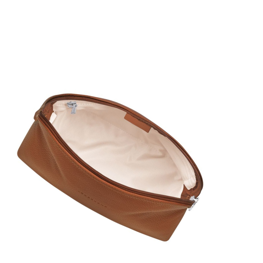 Longchamp Le Foulonné Toalettposer Herre Brune | NO-XP7428