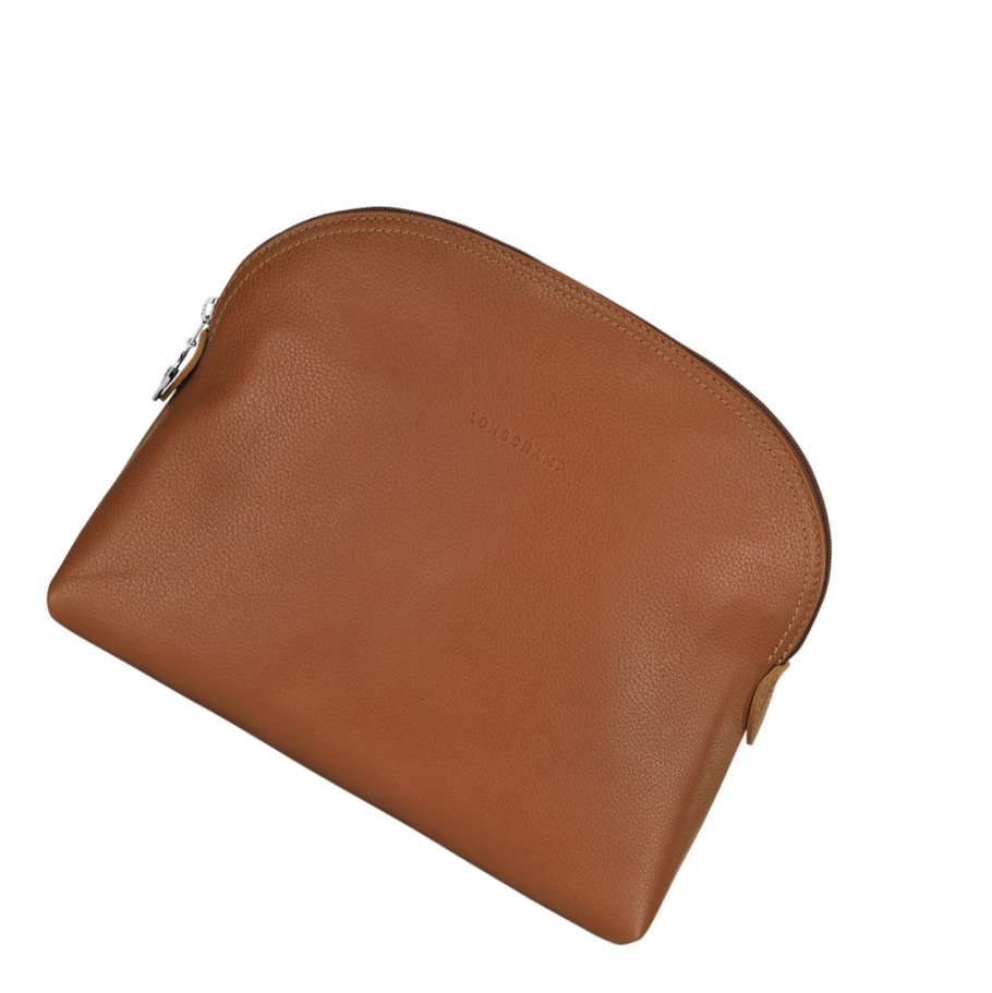 Longchamp Le Foulonné Toalettposer Herre Brune | NO-XP7428