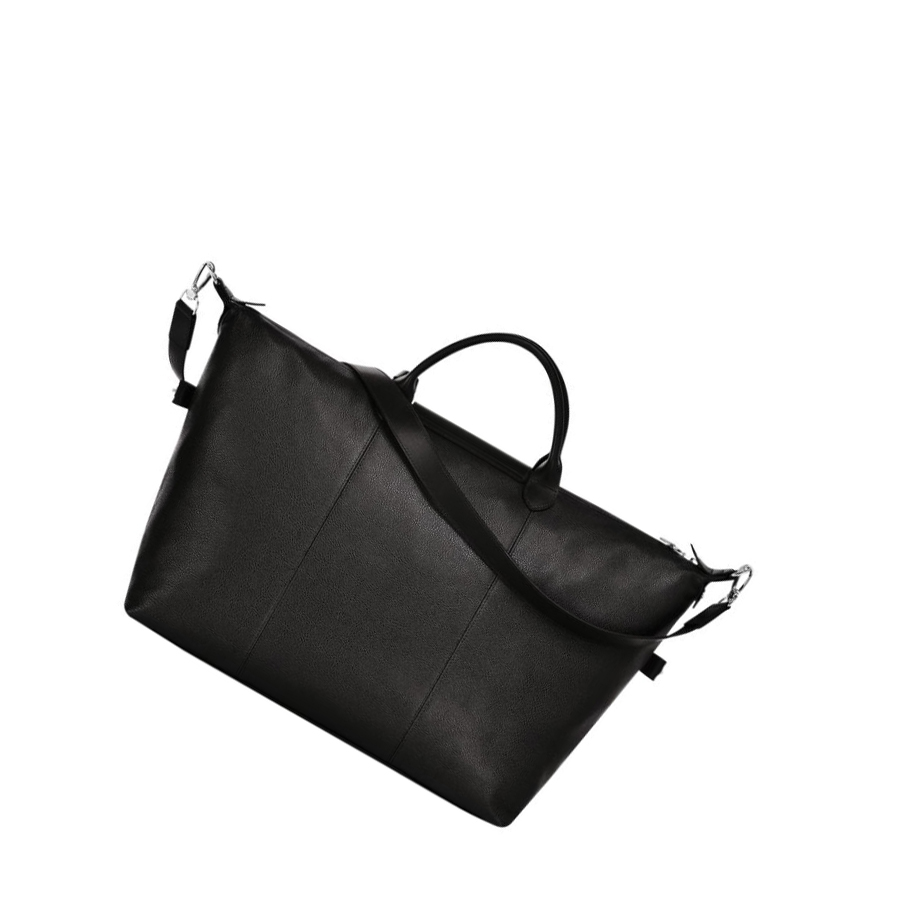 Longchamp Le Foulonné XL Reiseveske Dame Svarte | NO-NX3458