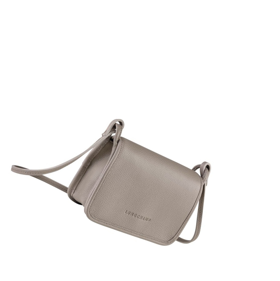 Longchamp Le Foulonné Zip Rundt Lommebøker Dame Grå | NO-EM8052