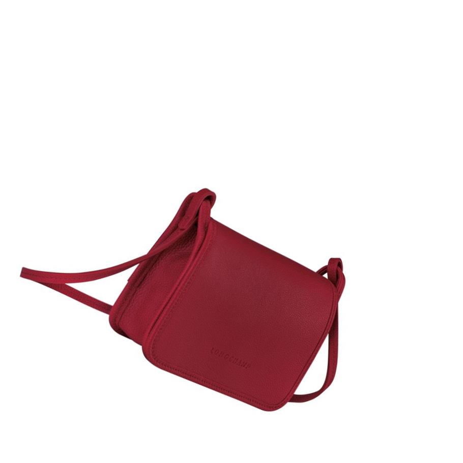 Longchamp Le Foulonné Zip Rundt Lommebøker Dame Rød | NO-WU6215