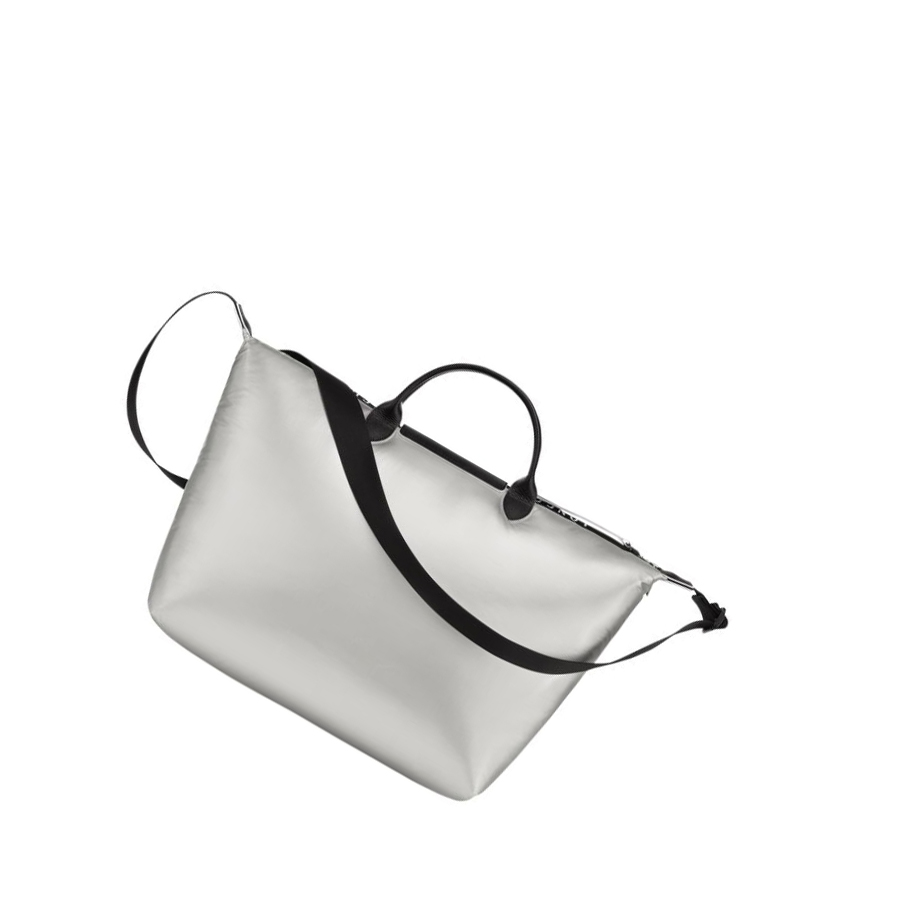 Longchamp Le Pliage Alpin Reiseveske Dame Sølv | NO-DV5271