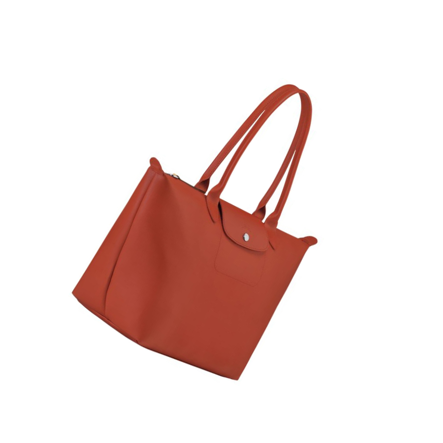 Longchamp Le Pliage City L Handleposer Dame Rød | NO-KA5216