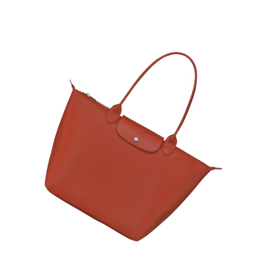 Longchamp Le Pliage City L Handleposer Dame Rød | NO-KA5216