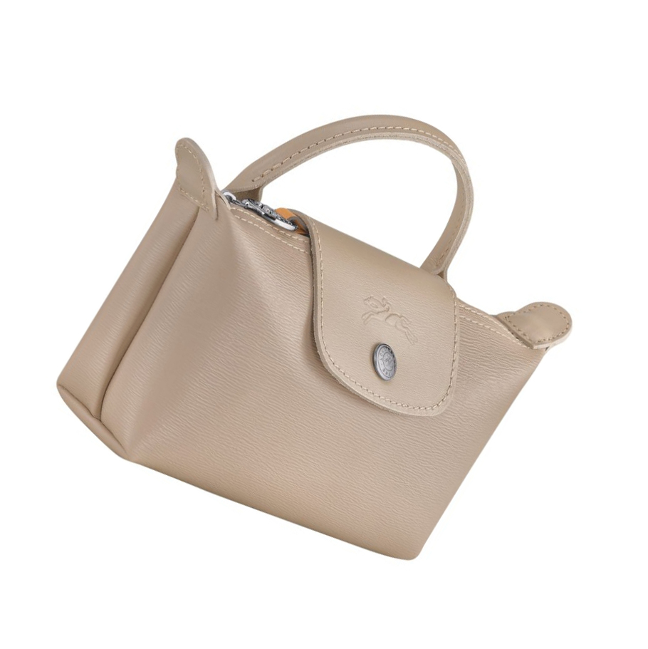 Longchamp Le Pliage City Pouches Dame Beige | NO-QC4732