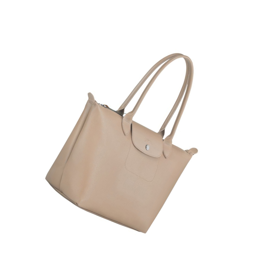 Longchamp Le Pliage City S Handleposer Dame Beige | NO-KU6135