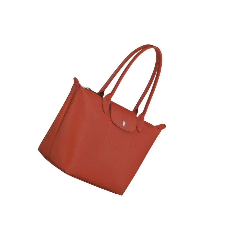 Longchamp Le Pliage City S Handleposer Dame Rød | NO-RC6792