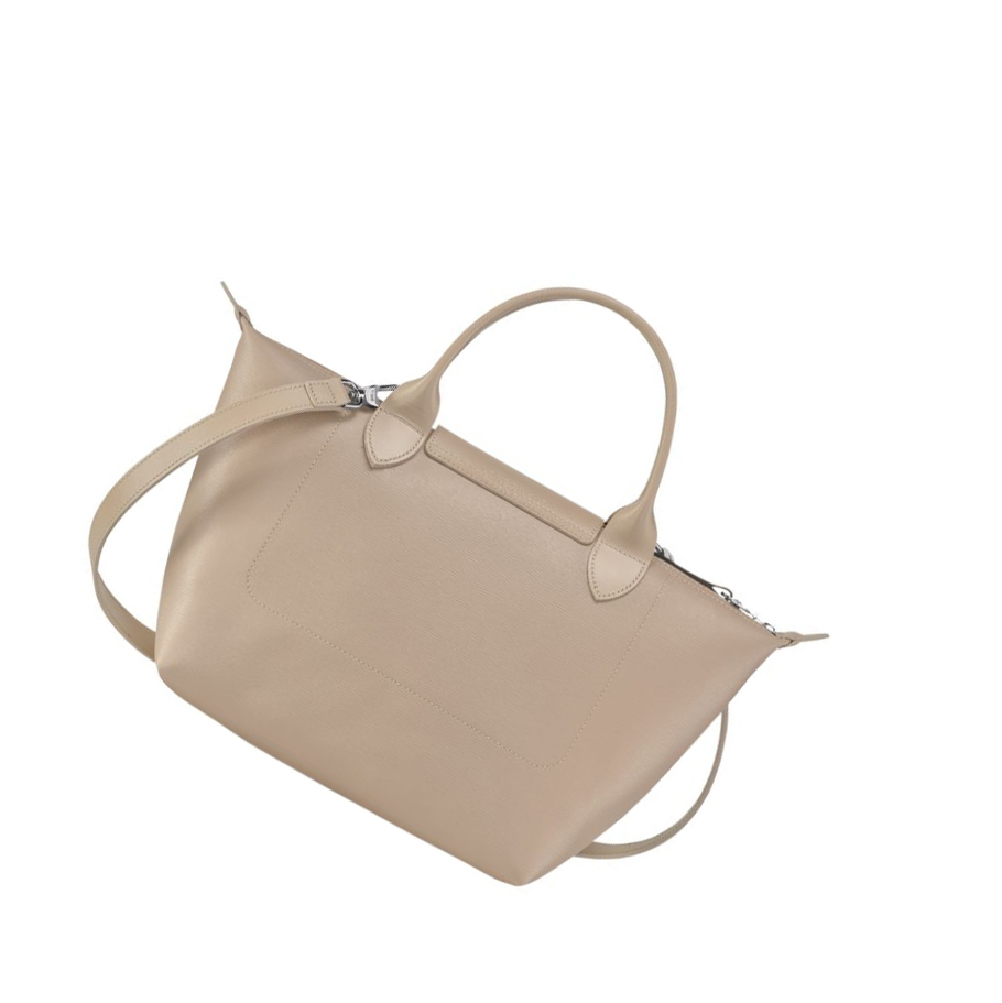 Longchamp Le Pliage City S Håndveske Dame Beige | NO-BH8147