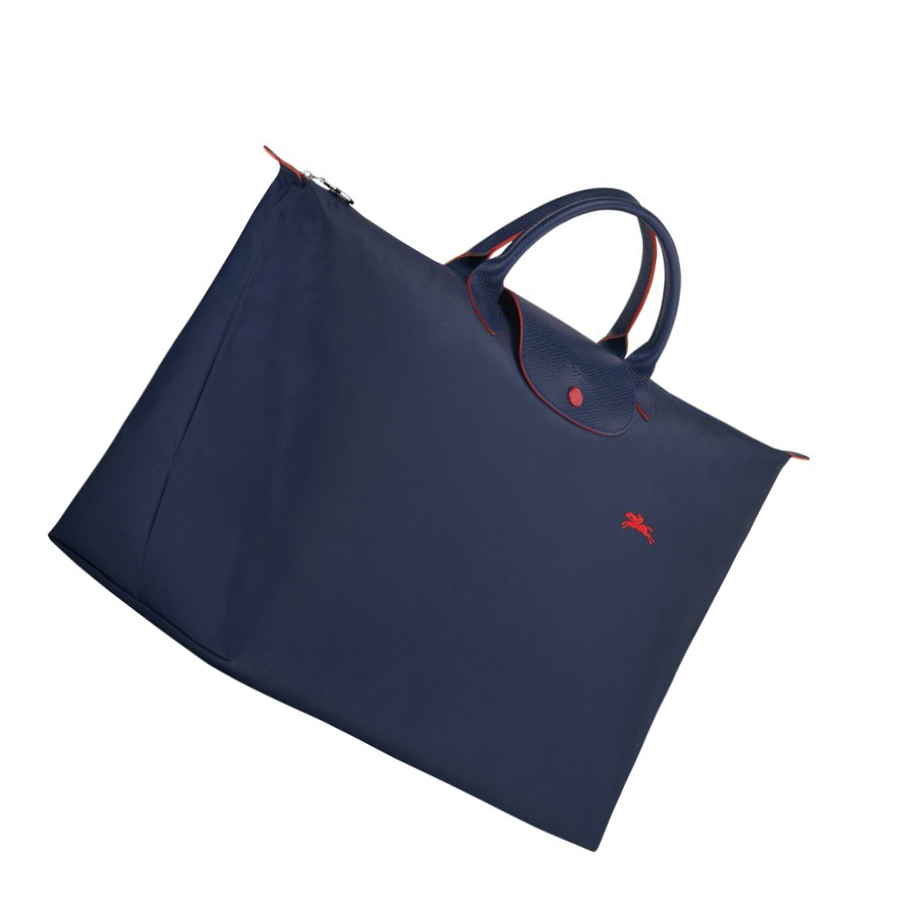 Longchamp Le Pliage Club L Reiseveske Dame Marineblå | NO-AW4265