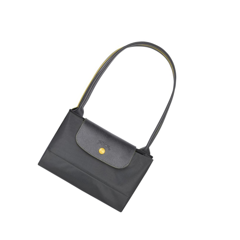 Longchamp Le Pliage Club L Skulderveske Dame Grå | NO-LQ6890