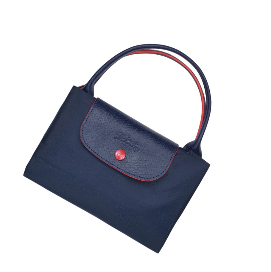 Longchamp Le Pliage Club M Håndveske Dame Marineblå | NO-GS6549