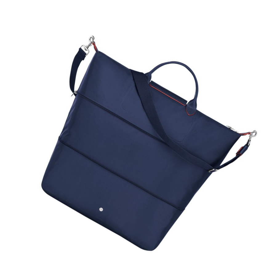 Longchamp Le Pliage Club Reiseveske Dame Marineblå | NO-FB6398