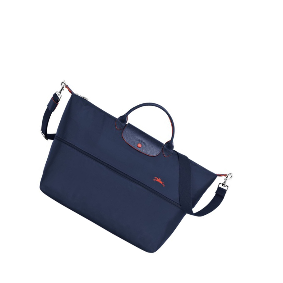 Longchamp Le Pliage Club Reiseveske Dame Marineblå | NO-FB6398