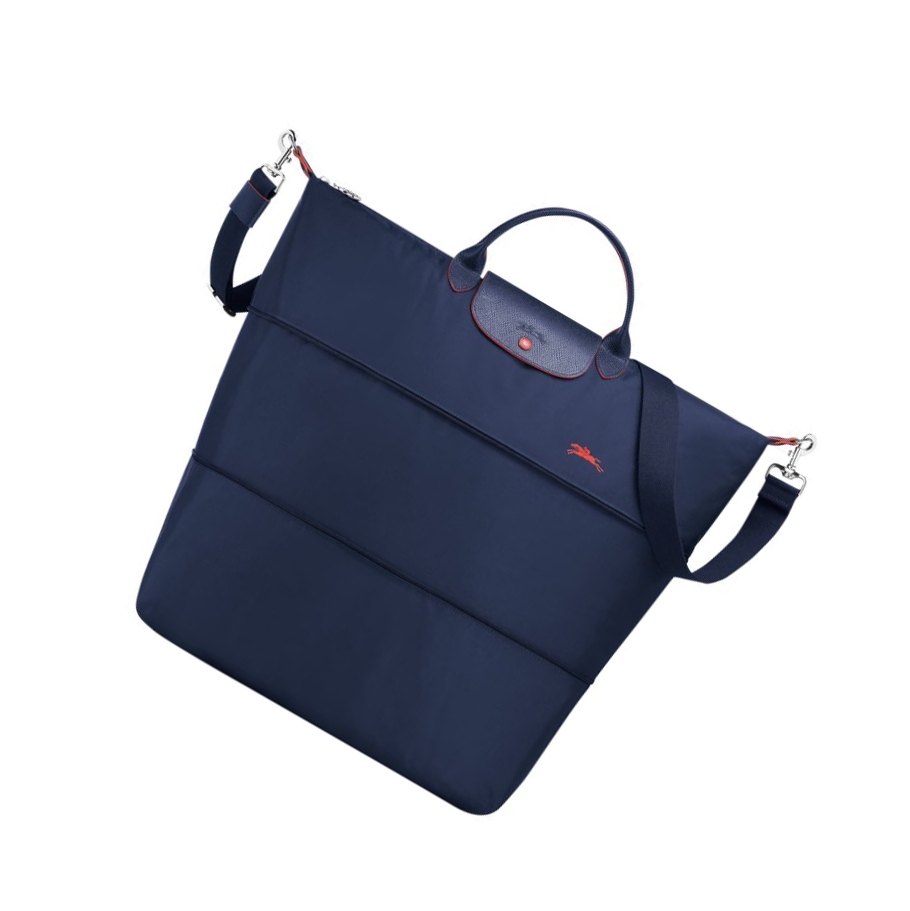 Longchamp Le Pliage Club Reiseveske Dame Marineblå | NO-FB6398