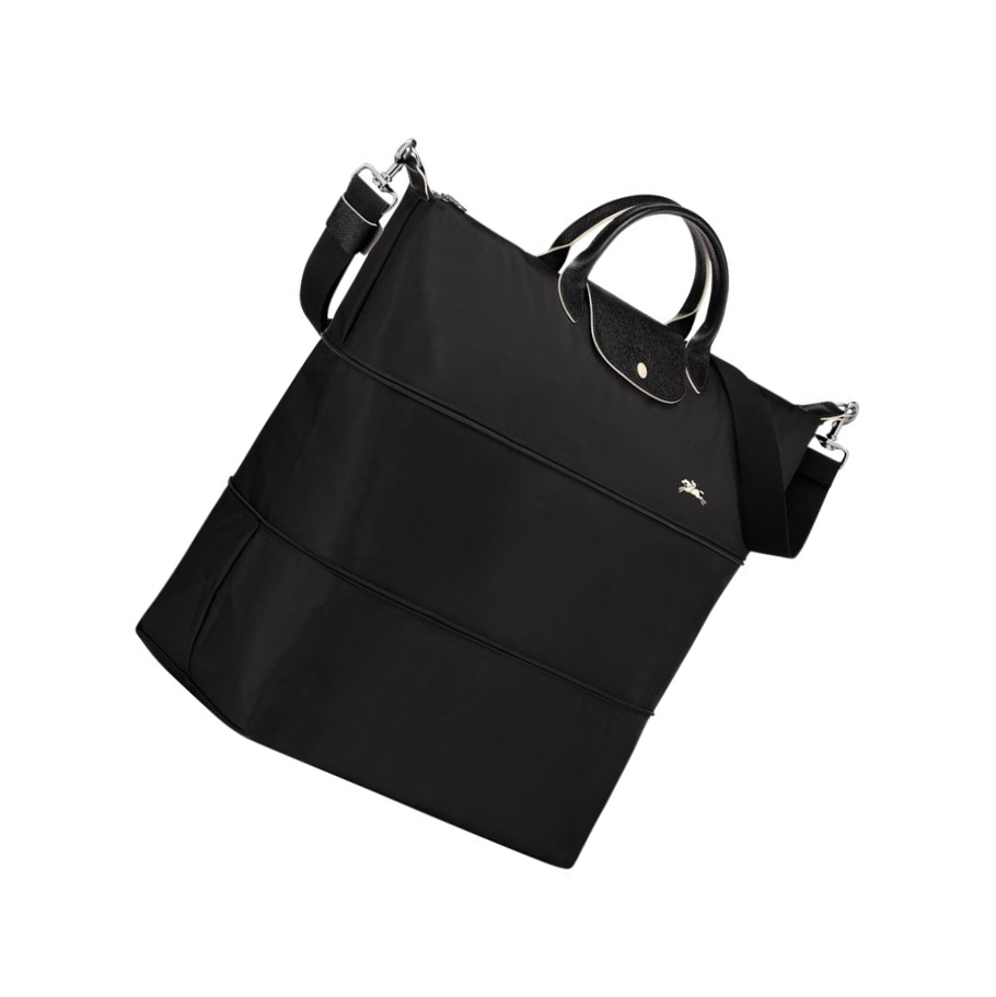 Longchamp Le Pliage Club Reiseveske Dame Svarte | NO-QB1689