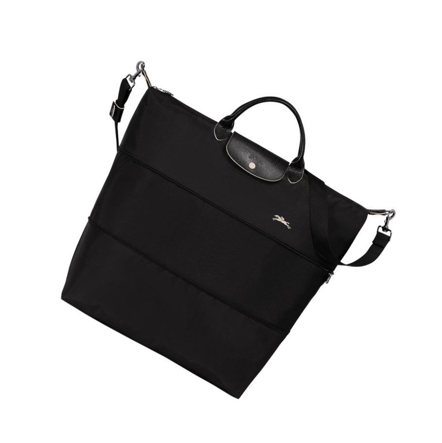 Longchamp Le Pliage Club Reiseveske Dame Svarte | NO-QB1689