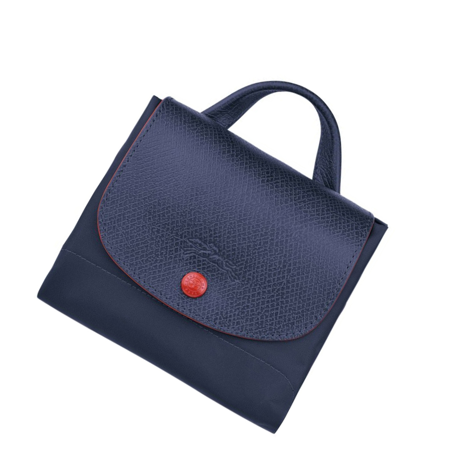 Longchamp Le Pliage Club Ryggsekk Dame Marineblå | NO-EF6128