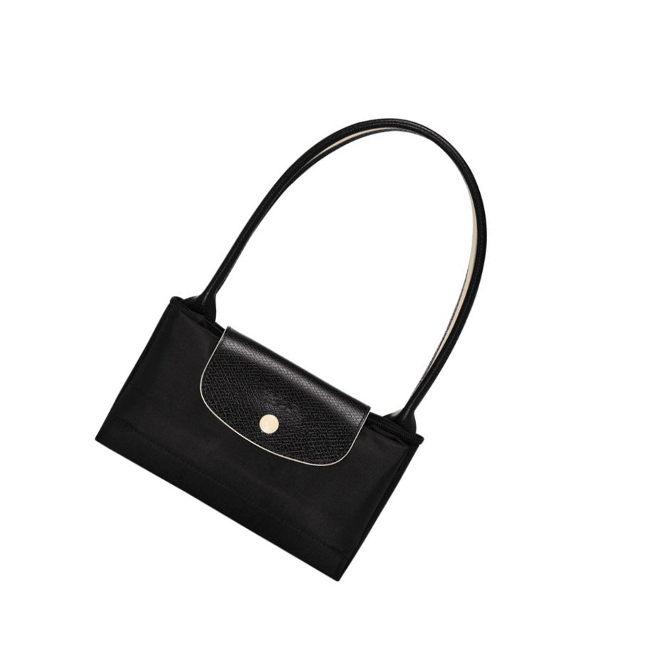 Longchamp Le Pliage Club S Skulderveske Dame Svarte | NO-QT9041