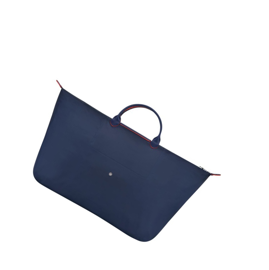 Longchamp Le Pliage Club XL Reiseveske Dame Marineblå | NO-QW9582