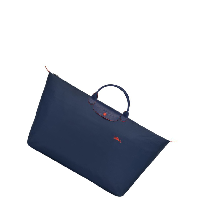 Longchamp Le Pliage Club XL Reiseveske Dame Marineblå | NO-QW9582