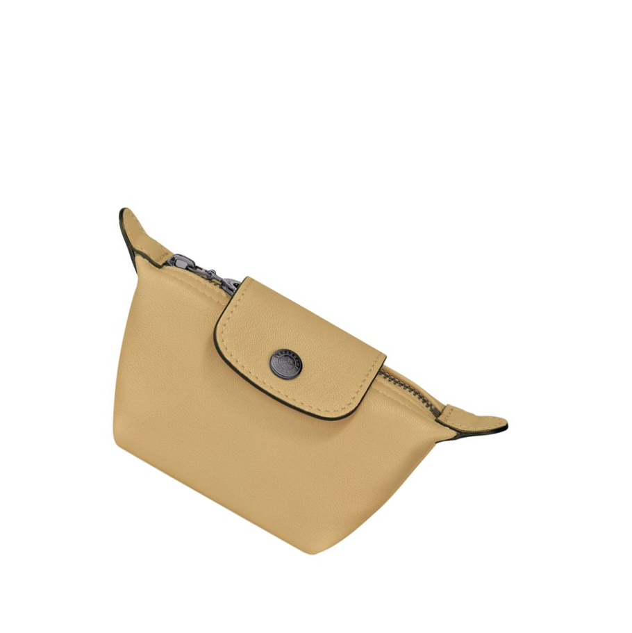 Longchamp Le Pliage Cuir Myntpung Herre Beige | NO-DP0638