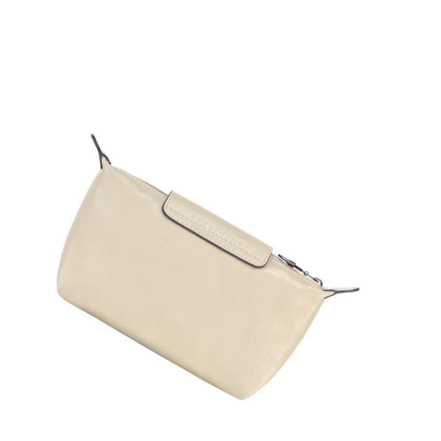 Longchamp Le Pliage Cuir Pouches Dame Beige | NO-CS4250