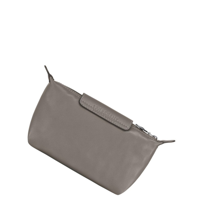 Longchamp Le Pliage Cuir Pouches Dame Grå | NO-IV2793