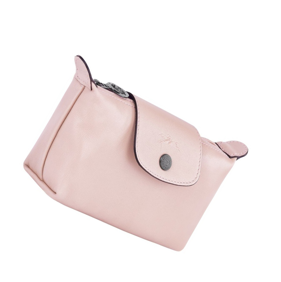 Longchamp Le Pliage Cuir Pouches Dame Rosa | NO-WE0261