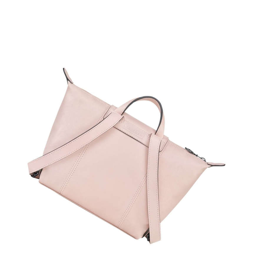 Longchamp Le Pliage Cuir Ryggsekk Dame Rosa | NO-QE3067