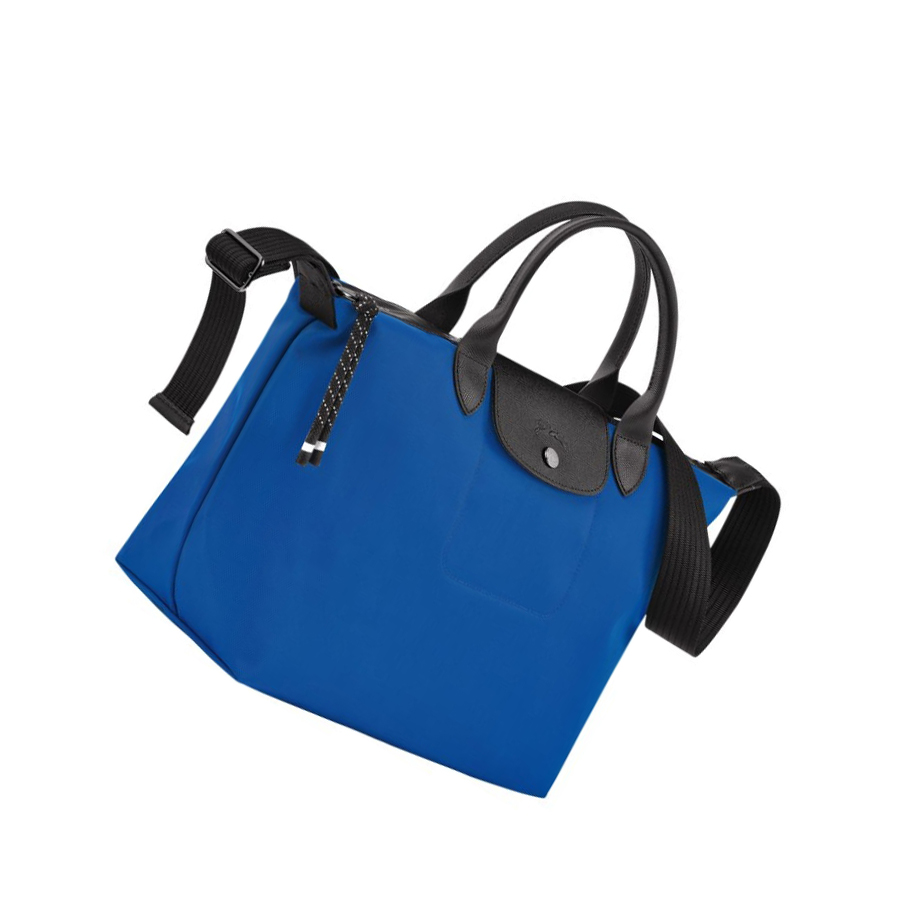 Longchamp Le Pliage Energy M Håndveske Dame Blå | NO-LR9324