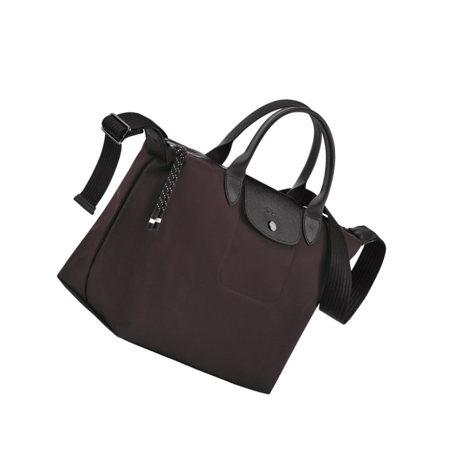 Longchamp Le Pliage Energy M Håndveske Dame Burgunder | NO-QW9213