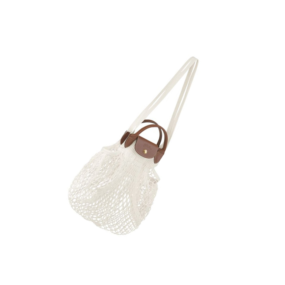 Longchamp Le Pliage Filet Skulderveske Dame Beige | NO-RG3460