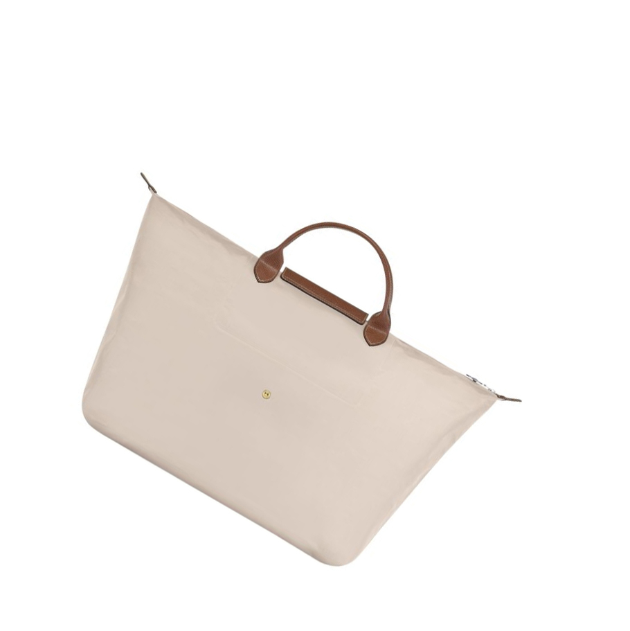 Longchamp Le Pliage L Reiseveske Dame Beige | NO-FG1872