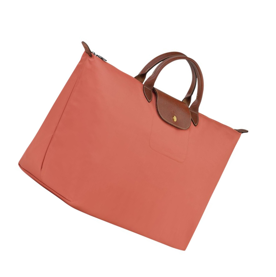 Longchamp Le Pliage L Reiseveske Dame Rosa | NO-MD0951