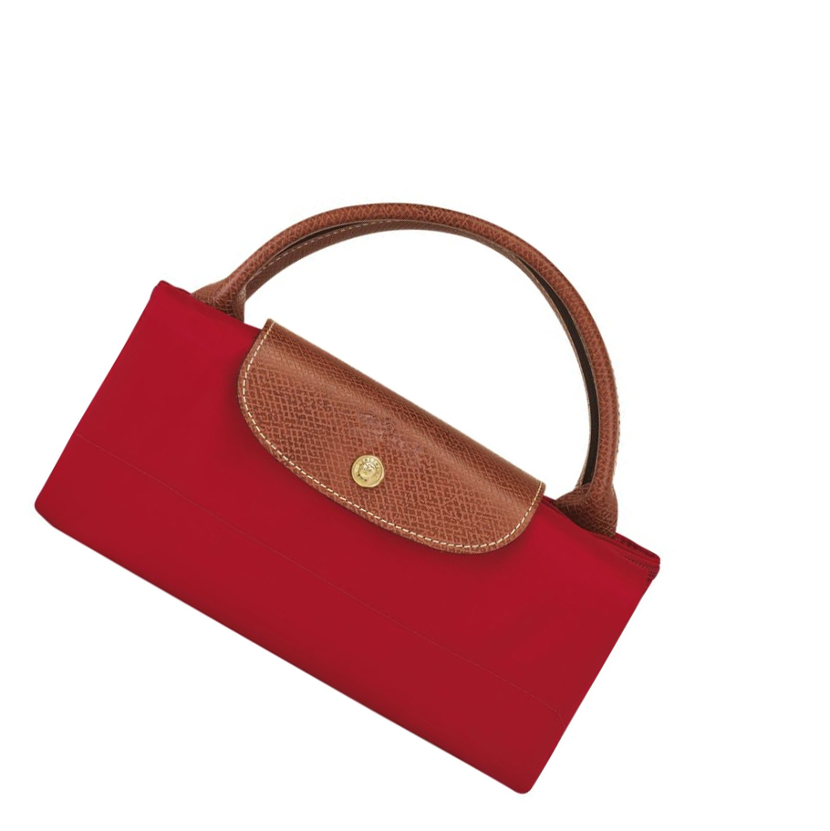 Longchamp Le Pliage L Reiseveske Dame Rød | NO-DA8429