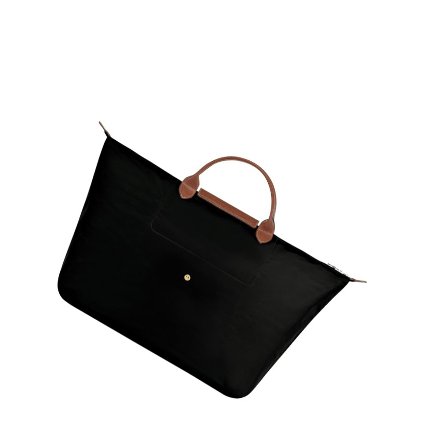 Longchamp Le Pliage L Reiseveske Dame Svarte | NO-GP6741