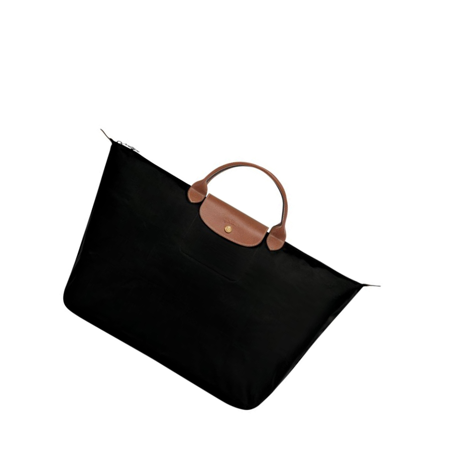 Longchamp Le Pliage L Reiseveske Dame Svarte | NO-GP6741