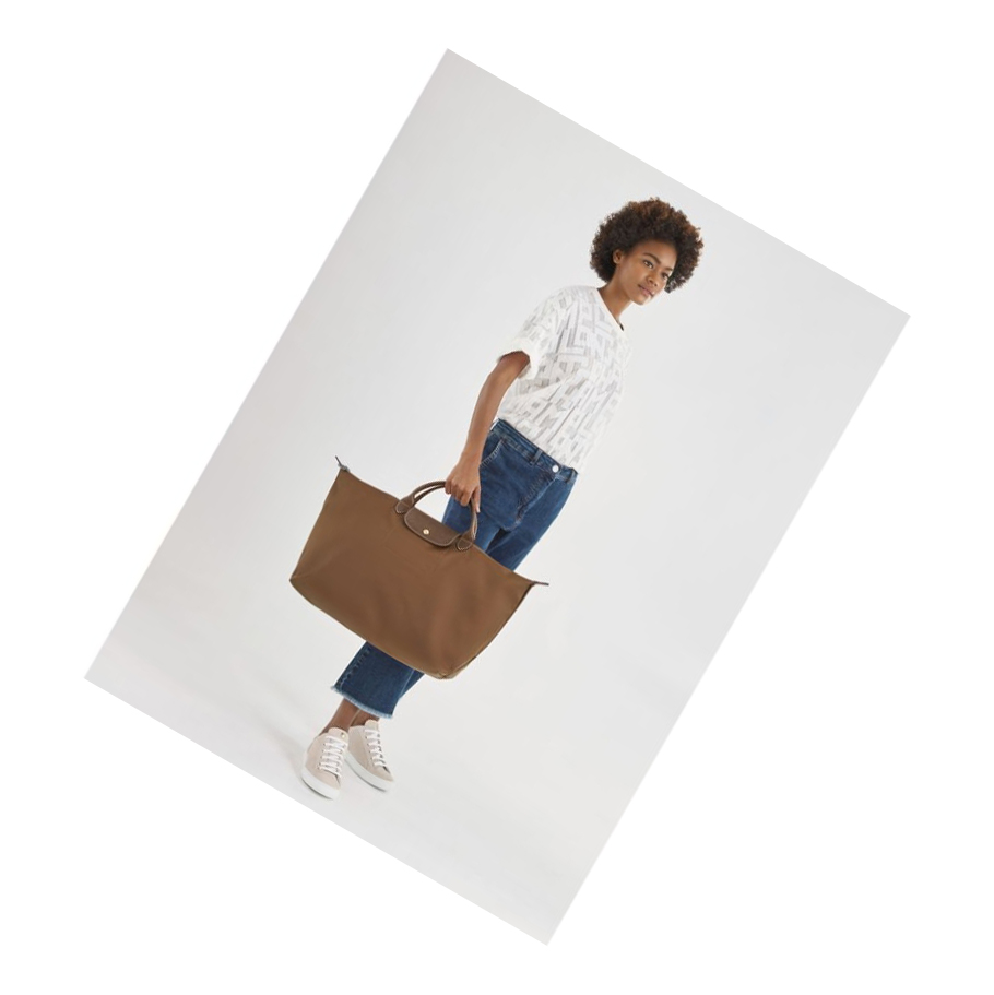 Longchamp Le Pliage L Reiseveske Herre Brune | NO-EI2743