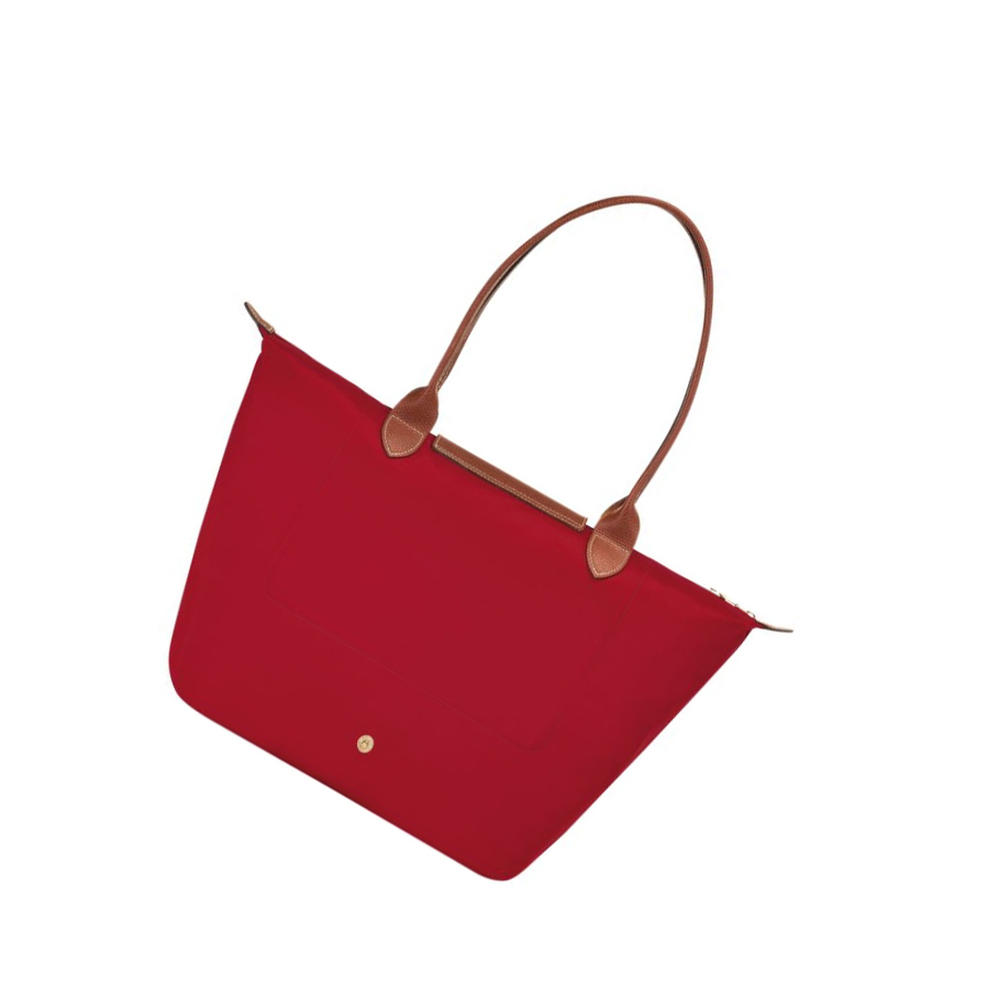 Longchamp Le Pliage Original L Skulderveske Dame Rød | NO-BJ0862