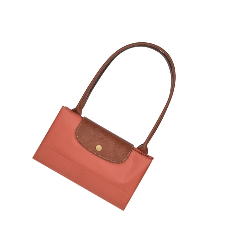 Longchamp Le Pliage Original L Skulderveske Dame Rosa | NO-CM0879