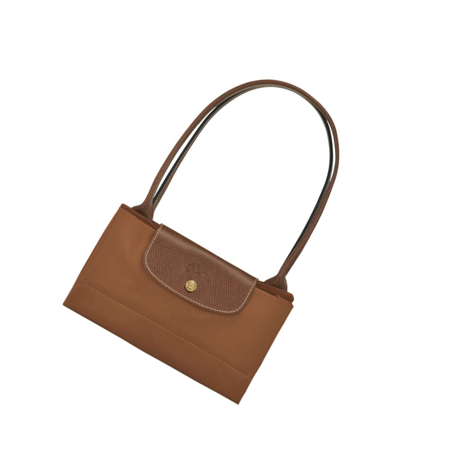 Longchamp Le Pliage Original L Skulderveske Dame Brune | NO-YP9521